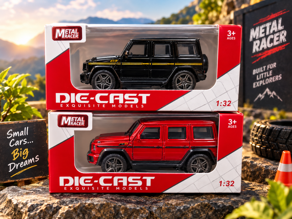 1:32 Die-Cast Metal SUV Toy Car – Pull Back Toy Vehicle for Kids